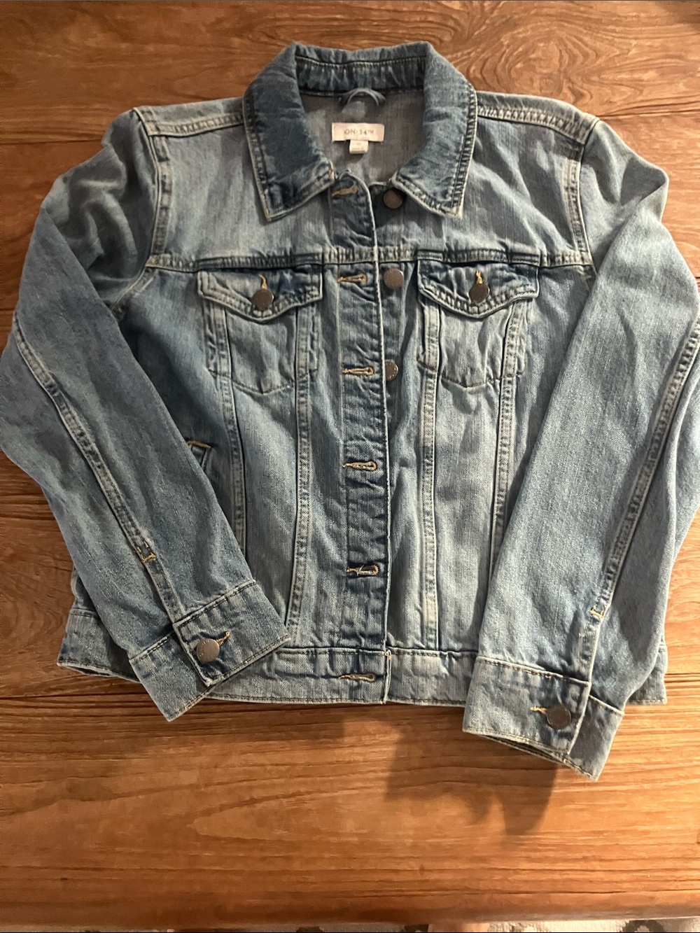 Classic Light Blue Denim Jacket for Women